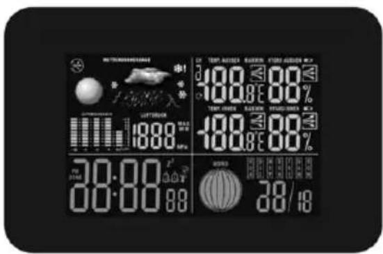 GlobalTronics GT-WS-13S - DigitaleFunkwetterstation - 1