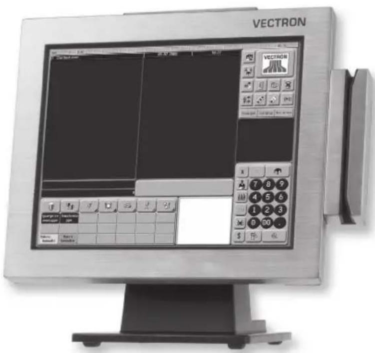 Vectron POS SteelTouch PC - 3-Spuren-Magnetkartenleser - 1
