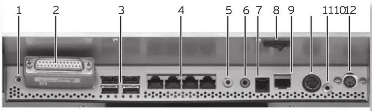 Vectron POS SteelTouch PC - Schnittstellen - 1