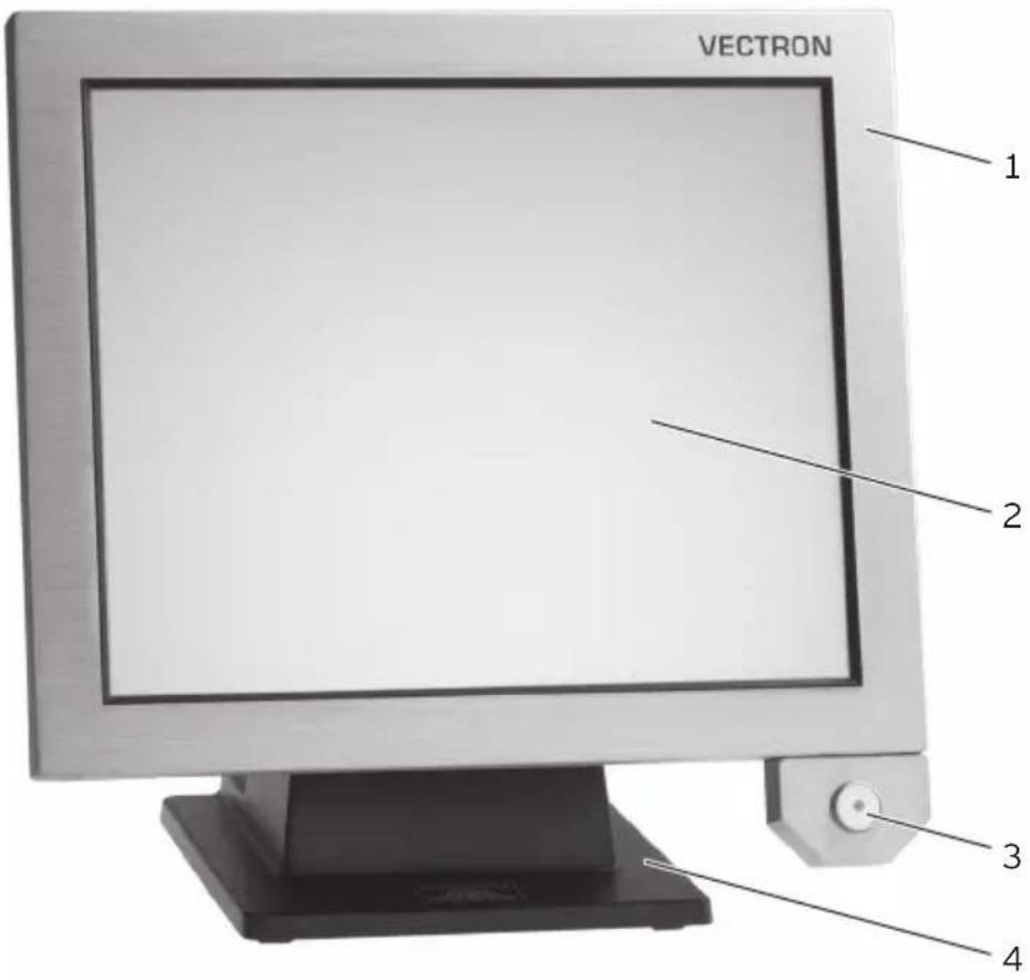 Vectron POS SteelTouch II - SteelTouch II Ansicht von vorne - 1