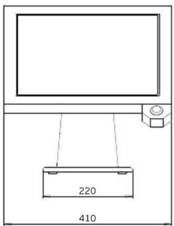 Vectron POS SteelTouch II - Maße - 2