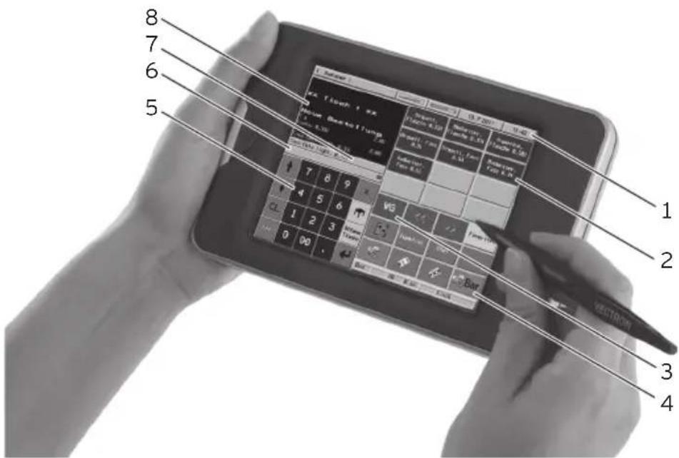 Vectron POS MobileXL - Daten in das MobileXL Kassensystem eingeben - 1