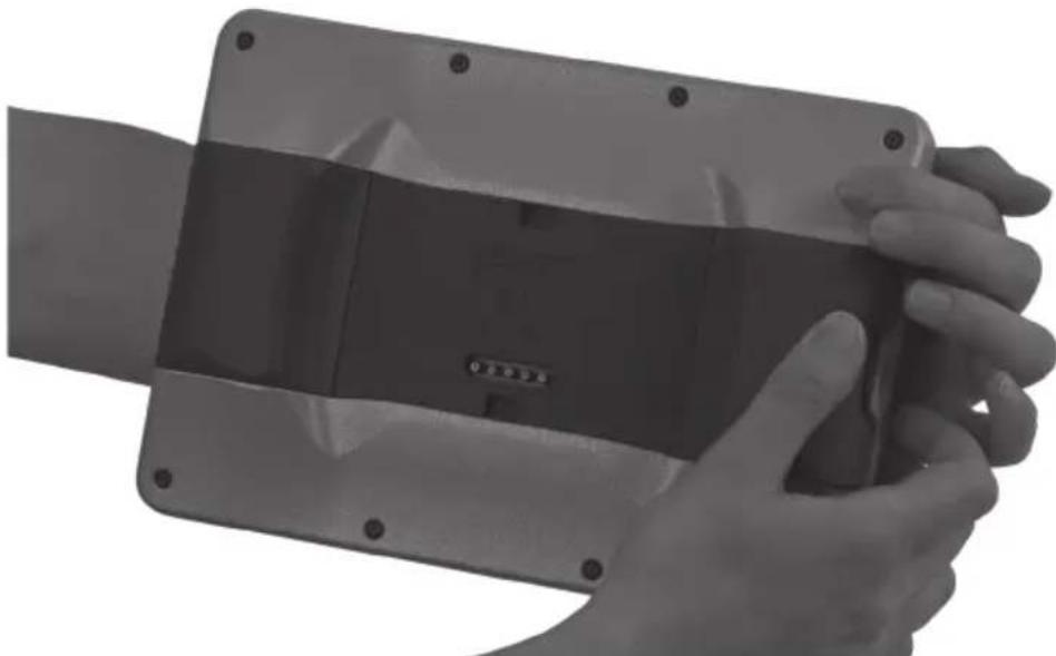 Vectron POS MobilePad - Akkus B40 in das MobilePad Kassensystem einlegen - 5