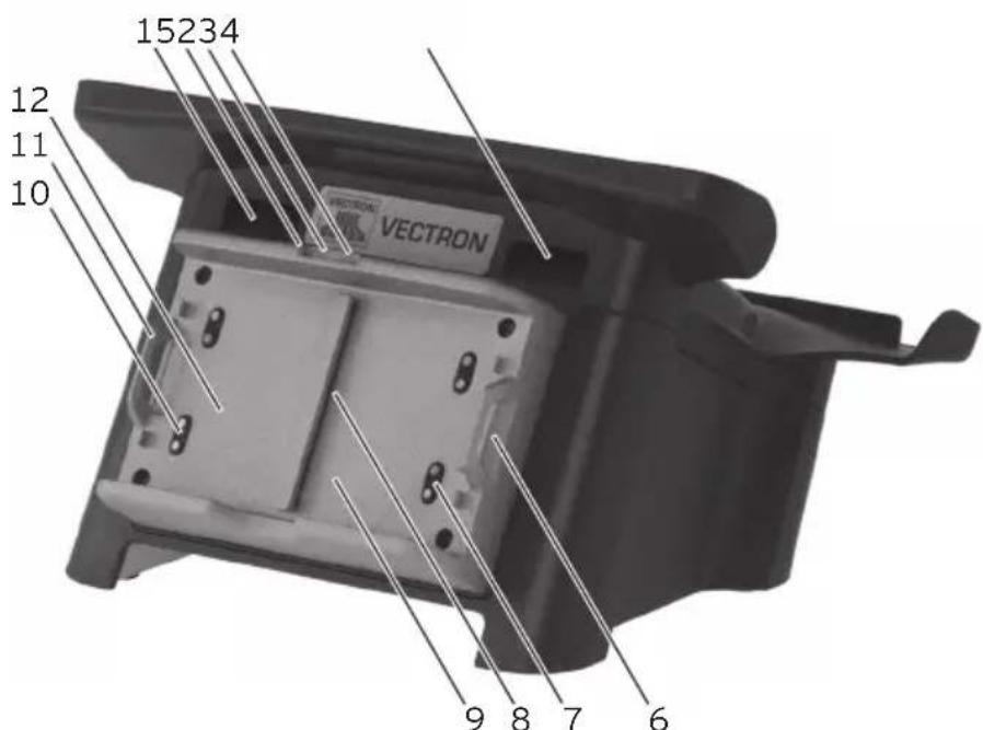 Vectron POS MobilePad - MobilePad Lade- und Dockingstation Ansicht von hinten - 1