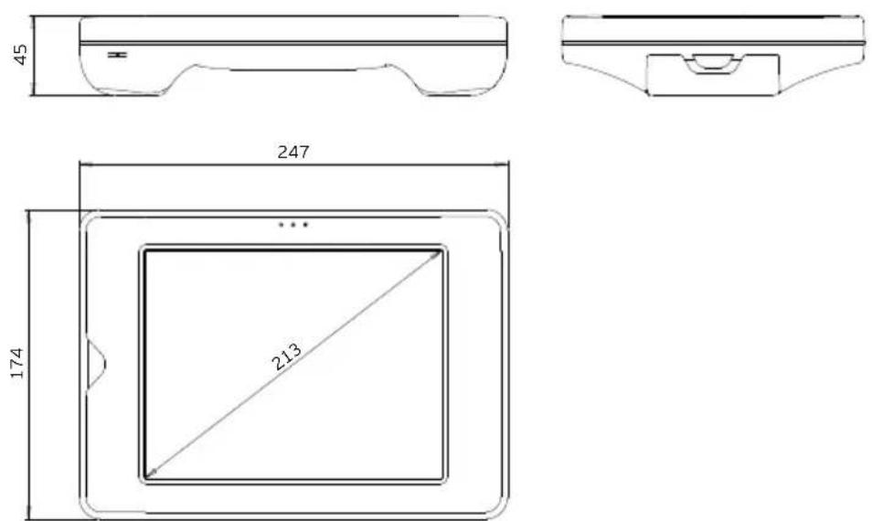 Vectron POS MobilePad - Maße - 1