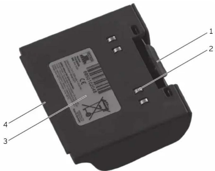Vectron POS MobilePad - Akku B40 Ansicht - 1