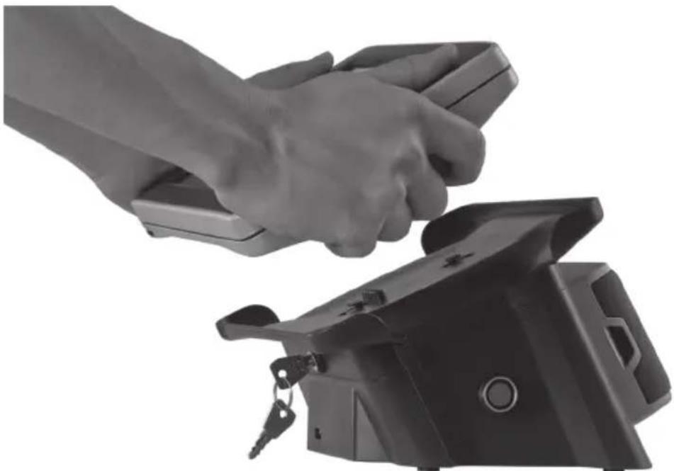 Vectron POS MobilePad - MobilePad Kassensystem in MobilePad Lade- und Dockingstation legen und Akkus B40 laden - 1