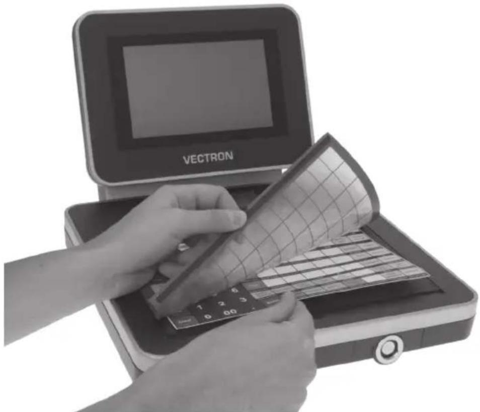 Vectron POS Mini II - Einlegeblatt einlegen - 1