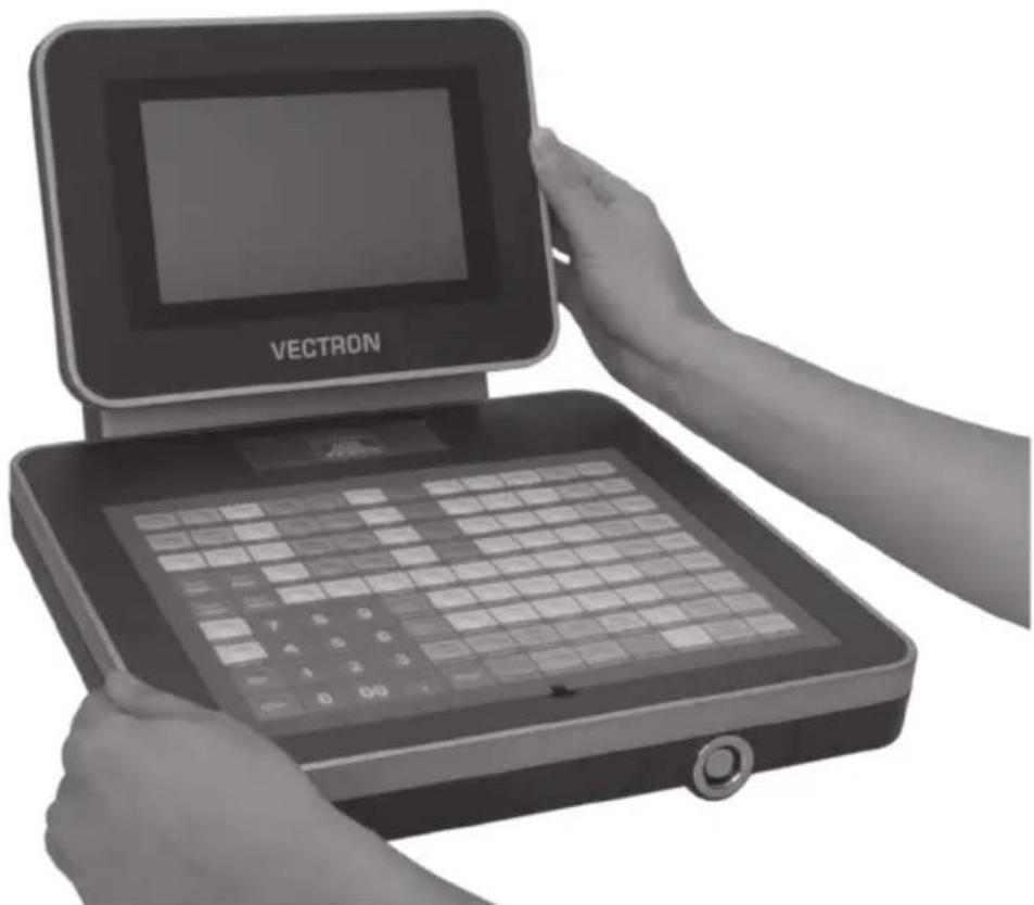 Vectron POS Mini II - Bildschirm ausrichten - 2