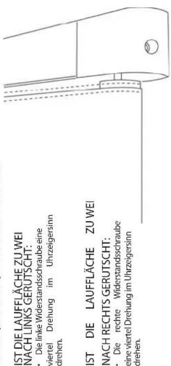 Horizon Fitness Quantum CS III HRC - LAUFBANDZENTRIERUNG - 1