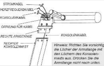 Horizon Fitness Rojo T5 - AUFBAUSCHRITT 3 - 3