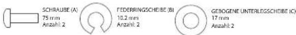 Horizon Fitness PAGO 3 - SCHRAUBENTÜTE 1 : - 1