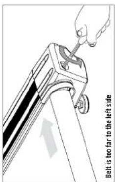 Horizon Fitness Elite T608 - TENSIONING THE RUNNING BELT - 2