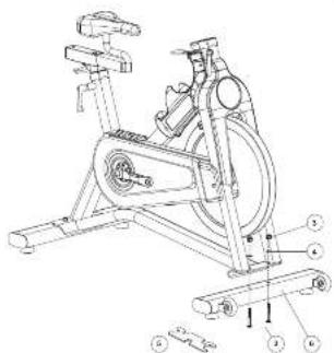 Horizon Fitness Elite IC7.1 - AUFBAUSCHRITT 3 & 4AUFBAUSCHRITT 1 & 2 - 2