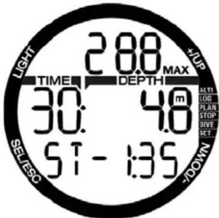 Scubapro Chromis - Safety-Stop-Timer - 1