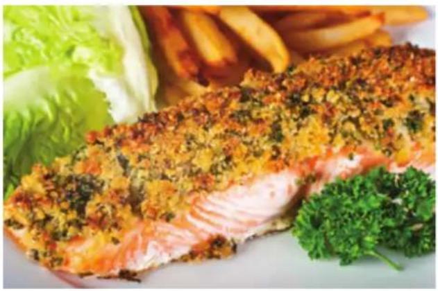 FALCON Classic 100 Induction - LACHS MIT KRÄUTERPANADE - 1