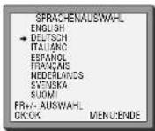 DUAL DVC 601 - Sprachenmenü - 1