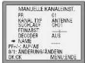 DUAL DVC 601 - Sendernamen - 2