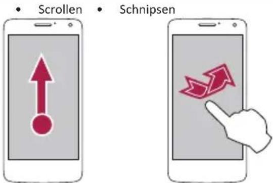 • Scrollen • Schnipsen