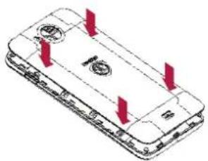 PRESTIGIO MultiPhone 5300 Duo - Anbringen der hinteren Abdeckung - 2