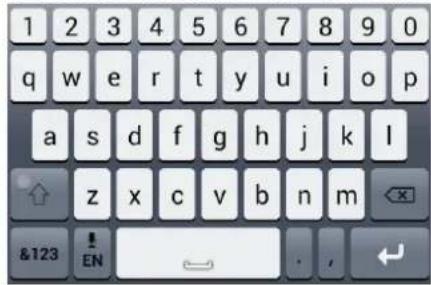 1 2 3 4 5 6 7 8 9 0 q w e r t y u i o p a s d f g h j k l z x c v b n m &123 EN