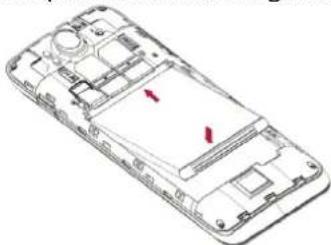 PRESTIGIO MultiPhone 5300 Duo - Legen Sie den Akku ein - 1