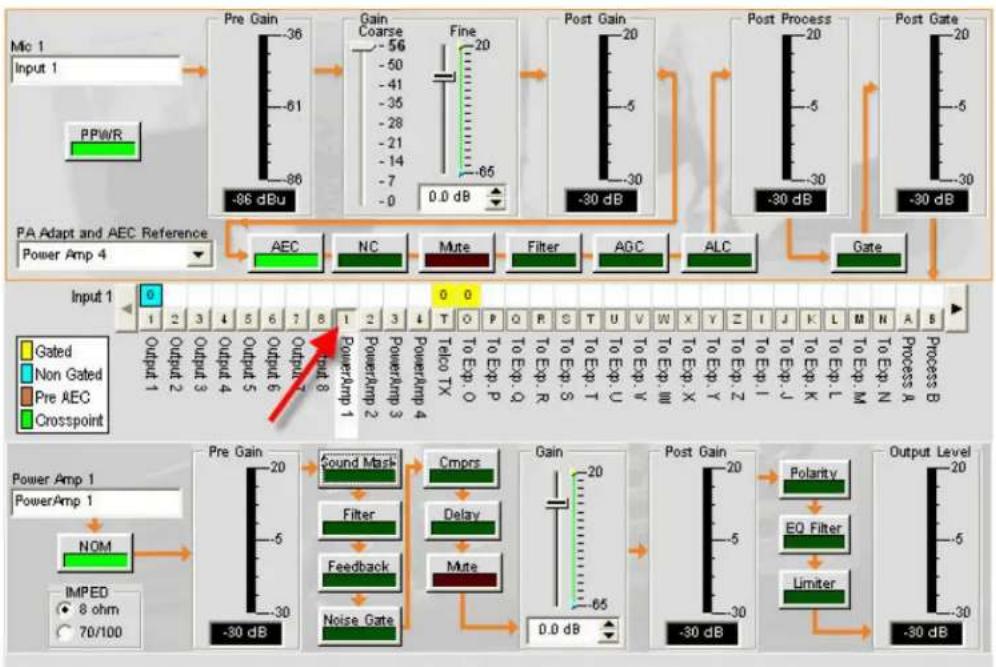 ClearOne Converge SR 1212 - Power Amp Channels (CONVERGE Pro 880TA and SR 1212A) - 1