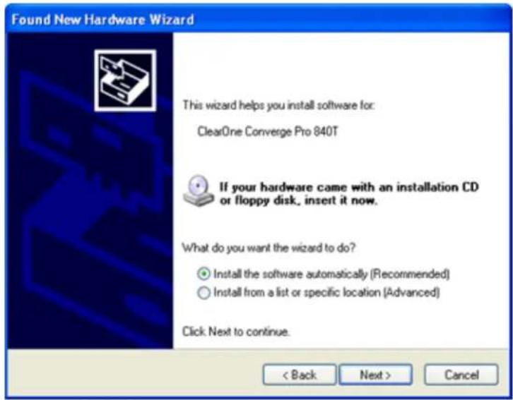 ClearOne Converge SR 1212 - INSTALLING CONVERGE CONSOLE - 3