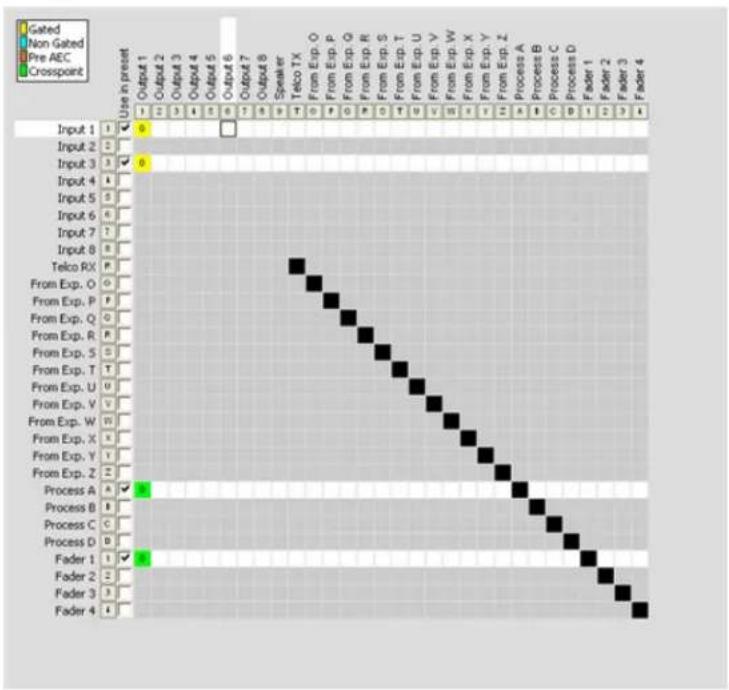 ClearOne Converge SR 1212 - Creating Presets - 4