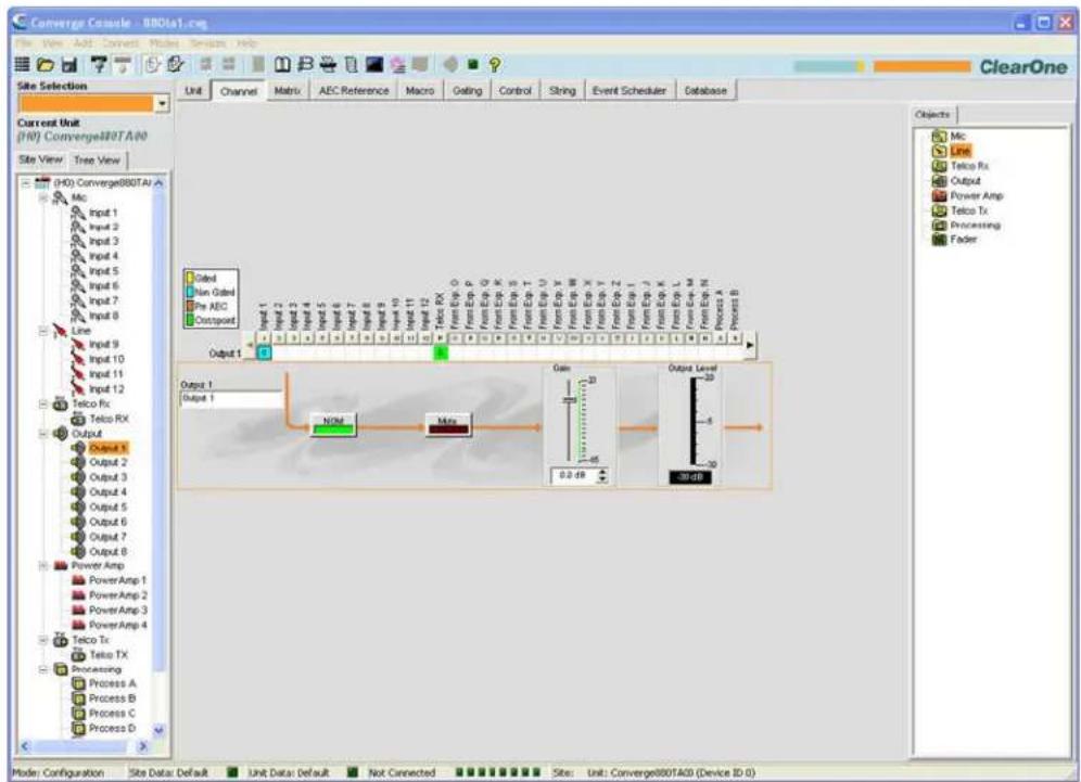 ClearOne Converge SR 1212 - Optimizing Gain for Output Channels - 1