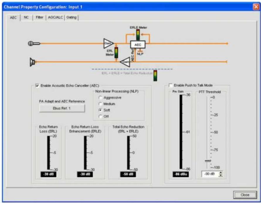 ClearOne Converge SR 1212 - Channel Configuration Controls - 3