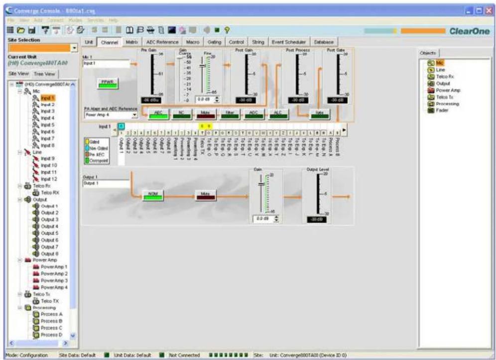 ClearOne Converge SR 1212 - Optimizing Gain for Mic Input Channels - 1