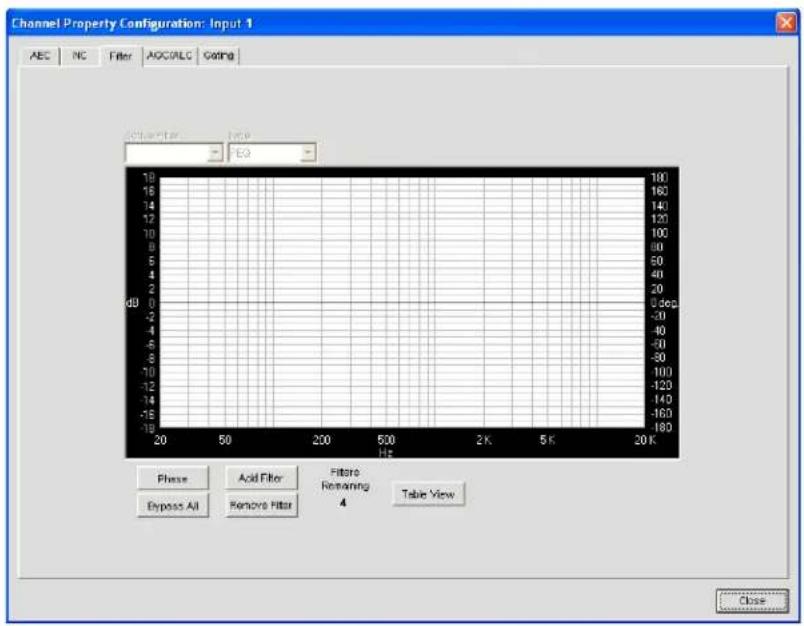 ClearOne Converge SR 1212 - Accessing Filters - 2