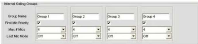 ClearOne Converge SR 1212 - Internal Gating Groups - 1