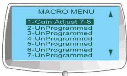 ClearOne Converge SR 1212 - Accessing the Macros Menu - 1