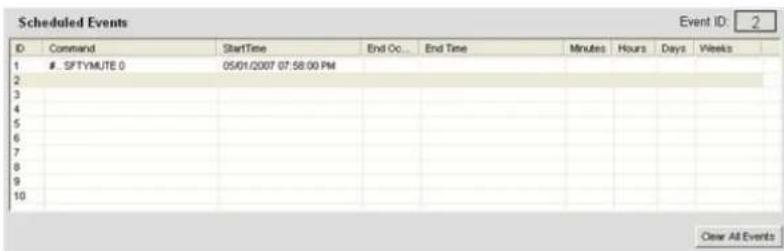 ClearOne Converge SR 1212 - Scheduling Events - 3