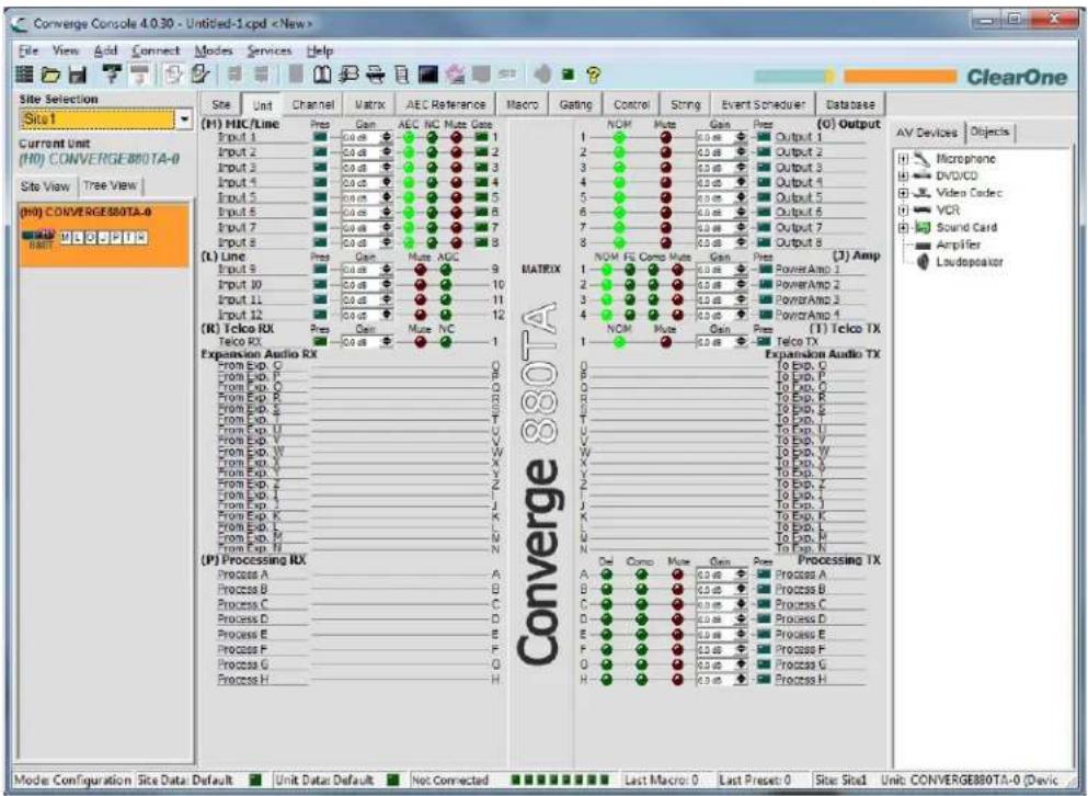 ClearOne Converge SR 1212 - Accessing Debug Console - 2