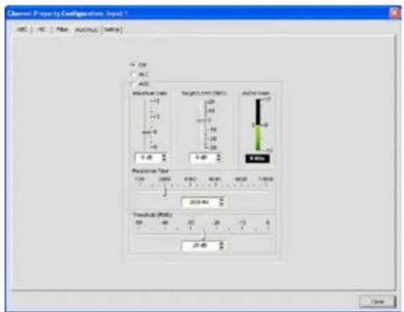 ClearOne PRO 880T - Accessing AGC/ALC - 2