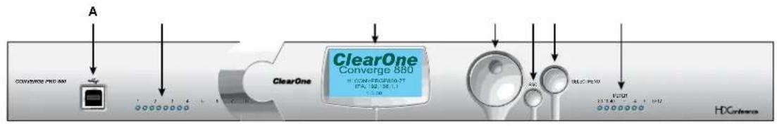 ClearOne PRO 880T - Converge Pro Front Panels - 1