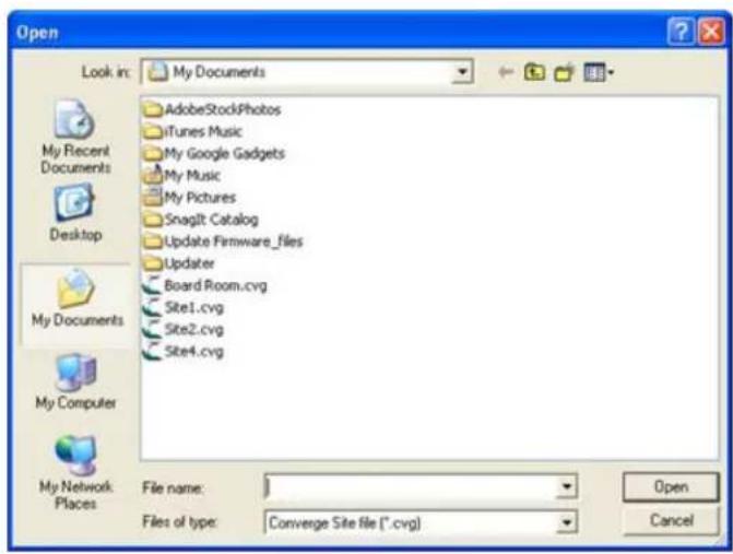 ClearOne PRO 880T - Accessing Site Files - 3