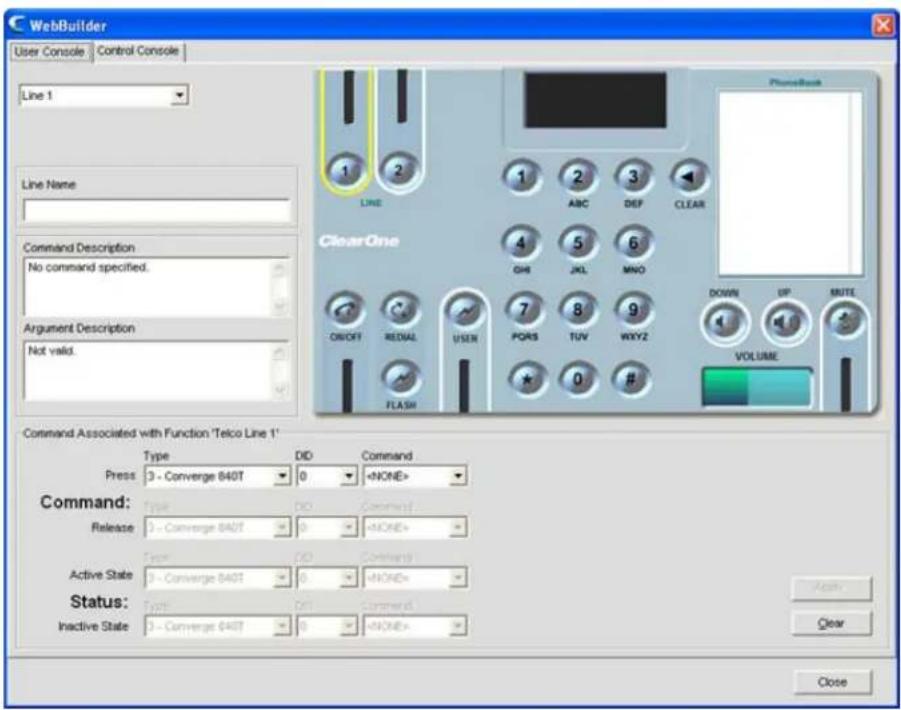 ClearOne PRO 880T - Configuring User Console - 1