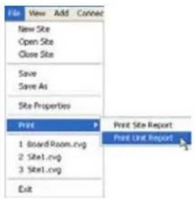 ClearOne PRO 880T - Accessing Print Reports - 1