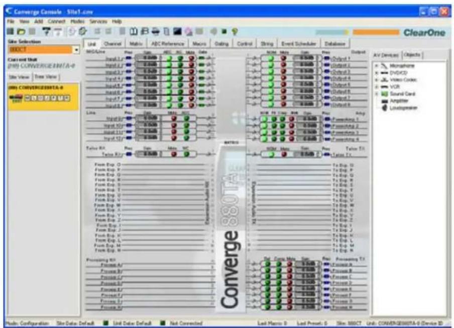 ClearOne PRO 880T - Accessing Configuration Mode - 1