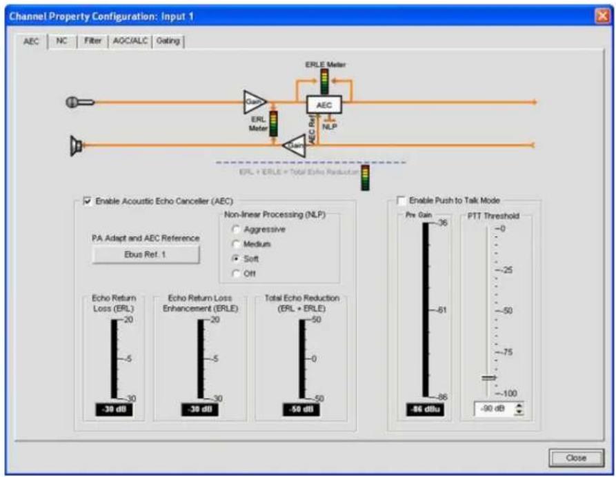 ClearOne PRO 880T - Channel Configuration Controls - 3