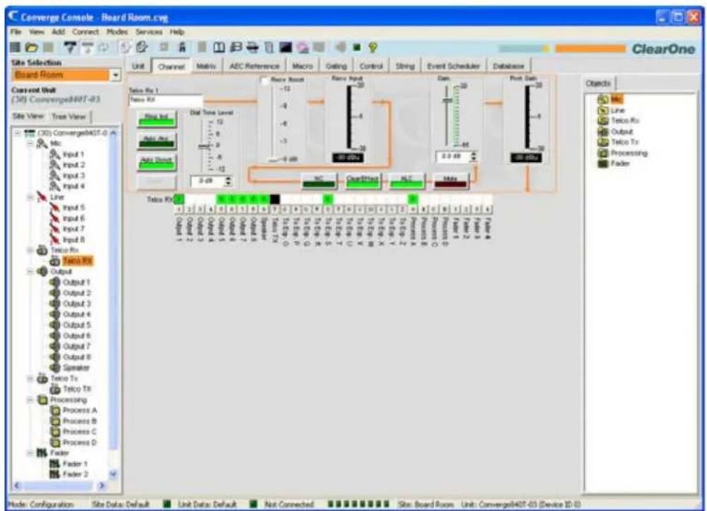 ClearOne PRO 880T - Accessing Site Files - 1