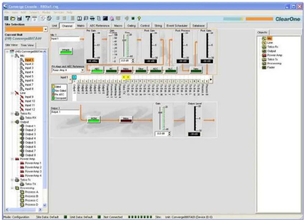 ClearOne PRO 880T - Optimizing Gain for Mic Input Channels - 1