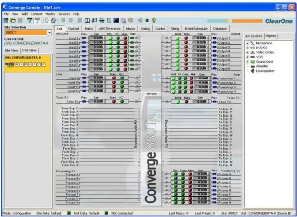 ClearOne PRO 880T - Accessing Web Builder - 1