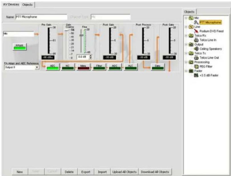 ClearOne PRO 880T - Channel Objects - 2