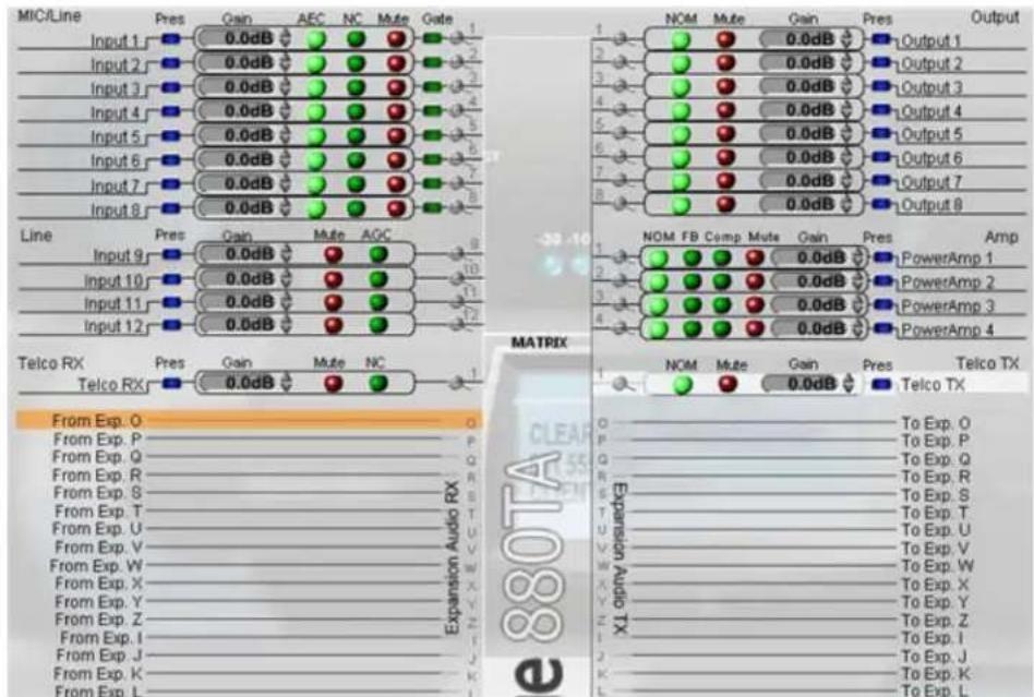 ClearOne PRO 880T - Fader Channel Settings - 3