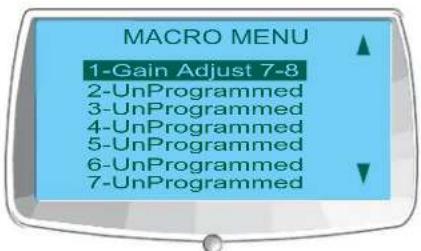 ClearOne PRO 880T - Accessing the Macros Menu - 1